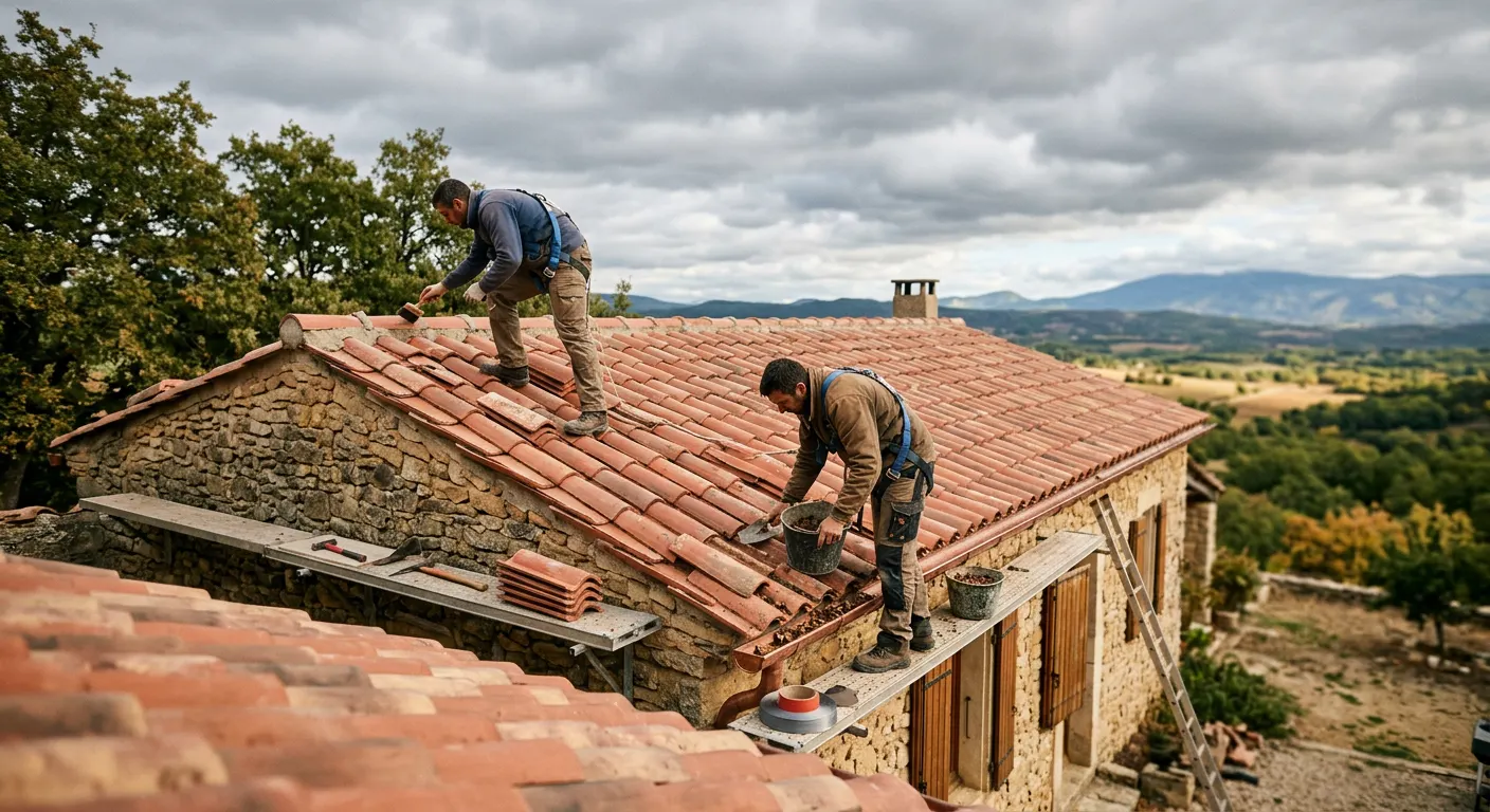 Comment préparer votre toiture aux orages d'automne du Vaucluse ? : préparer toiture épisode méditerranéen Vaucluse